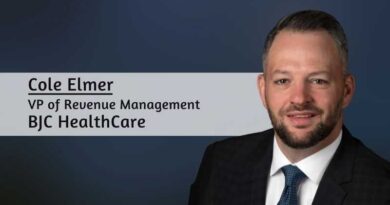 Cole Elmer, VP of Revenue Management, BJC HealthCare