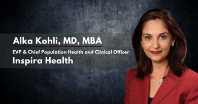 By Alka Kohli, M.D., M.B.A., EVP & Chief Population Health and Clinical Officer, Inspira Health
