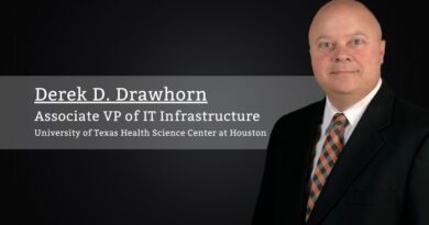 Derek D. Drawhorn, Associate VP of IT Infrastructure, University of Texas Health Science Center at Houston