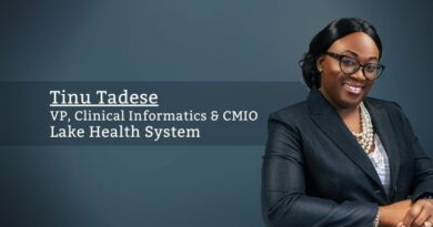 Tinu Tadese, MD FACHE, VP, Clinical Informatics & CMIO, Lake Health System