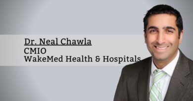 Dr. Neal Chawla, CMIO, WakeMed Health & Hospitals