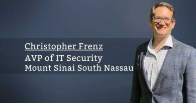 Christopher Frenz, Information Security Officer/AVP of IT Security, Mount Sinai South Nassau