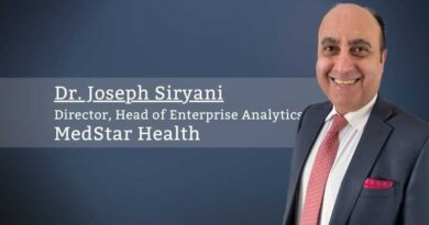 Dr. Joseph Siryani, Director, Head of Enterprise Analytics, MedStar Health