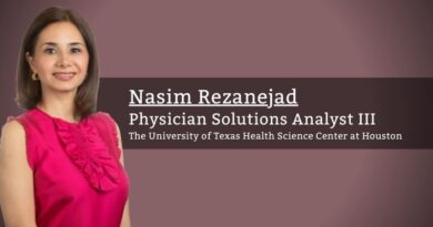 Nasim Rezanejad, MD, MS, Physician Solutions Analyst III, The University of Texas Health Science Center at Houston (UTHealth)