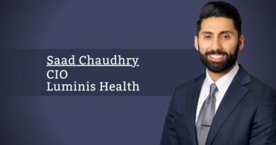 Saad Chaudhry, CIO, Luminis Health