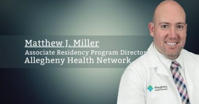 Matthew J. Miller, Associate Residency Program Director, Allegheny Health Network