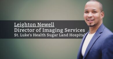 Leighton Newell, Director of Imaging Services, St. Luke’s Health Sugar Land Hospital