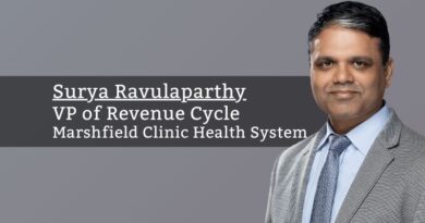 Surya Ravulaparthy, VP of Revenue Cycle, Marshfield Clinic Health System