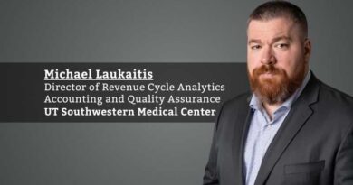 Michael Laukaitis_Director of Revenue Cycle Analytics, Accounting and Quality Assurance_UT Southwestern Medical Center