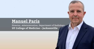 Manuel Paris, Director, Administration, Department of Radiology, UF College of Medicine – Jacksonville