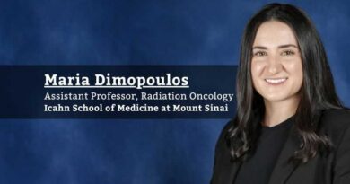 Maria Dimopoulos, Assistant Professor, Radiation Oncology, Icahn School of Medicine at Mount Sinai